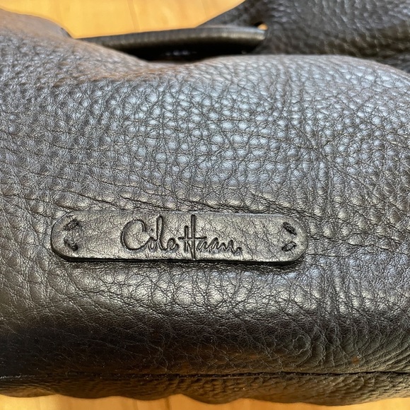 Cole Haan Shoulder Bag, Black pebbled leather - Picture 3 of 6